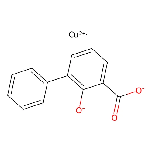 Cupric 3-phenylsalicylate structure