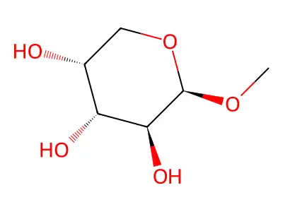 (2S,3S,5R)-2-methoxyoxane-3,4,5-triol structure