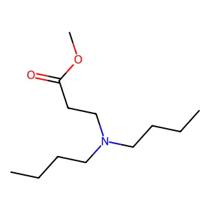 Methyl N,N-dibutyl-beta-alaninate structure