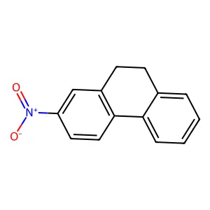 2-Nitro-9,10-dihydrophenanthrene structure