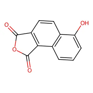 5-Hydroxynaphthalenedicarboxylic anhydride structure