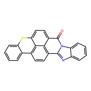 8H-Benzimidazo[2,1-a]thioxantheno[2,1,9-def]isoquinolin-8-one structure