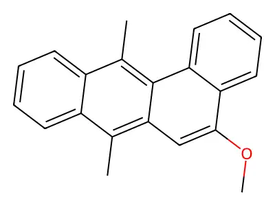 Benz(a)anthracene, 5-methoxy-7,12-dimethyl- structure