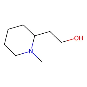 2-Piperidineethanol, 1-methyl- structure