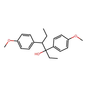 3,4-Bis(4-methoxyphenyl)hexan-3-ol structure
