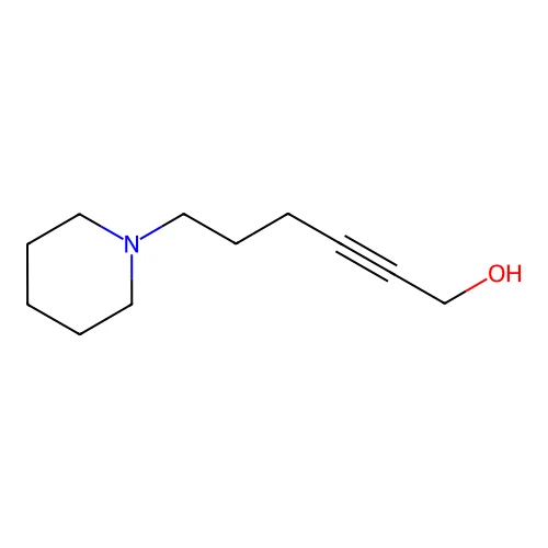 6-Piperidin-1-ylhex-2-yn-1-ol structure