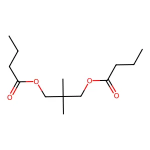 Butanoic acid, 2,2-dimethyl-1,3-propanediyl ester structure