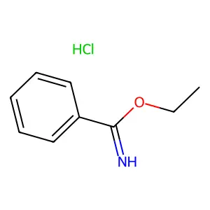 Benzenecarboximidic acid, ethyl ester, hydrochloride (1:1) structure