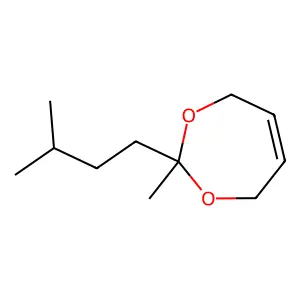 1,3-Dioxepin, 4,7-dihydro-2-methyl-2-(3-methylbutyl)- structure