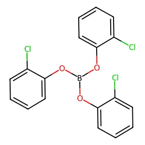 Tris(2-chlorophenyl) borate structure