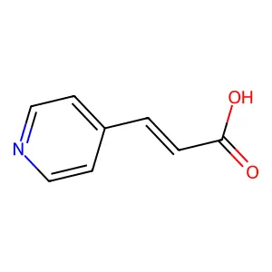 3-(4-Pyridinyl)-2-propenoic acid structure