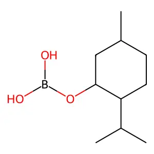 5-Methyl-2-(propan-2-yl)cyclohexyl dihydrogen borate structure