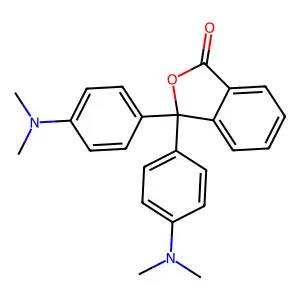 3,3-Bis(4-(dimethylamino)phenyl)phthalide structure