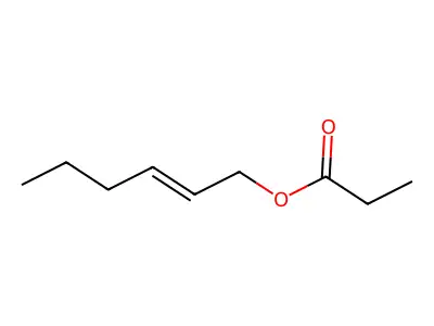 Hex-2-enyl propanoate structure