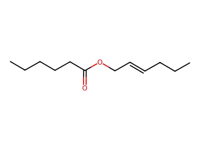 Hex-2-enyl hexanoate structure
