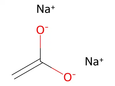 Sodium sodioacetate structure