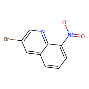 Quinoline, 3-bromo-8-nitro- structure