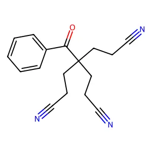 4-Benzoyl-4-(2-cyanoethyl)heptanedinitrile structure
