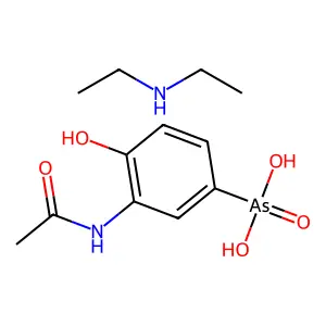 Acetarsone diethylamine salt structure