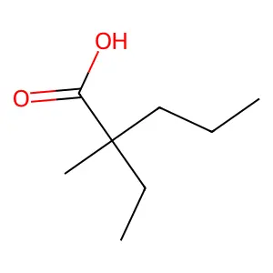 2-Ethyl-2-methylpentanoic acid structure