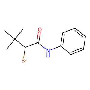 2-Bromo-3,3-dimethyl-N-phenylbutanamide structure