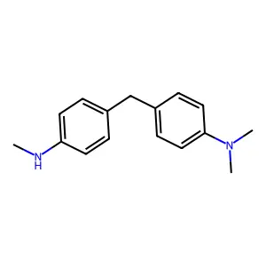 Benzenamine, N,N-dimethyl-4-[[4-(methylamino)phenyl]methyl]- structure