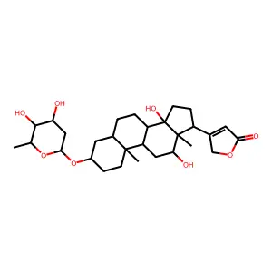 Digoxigenin monodigitoxoside structure