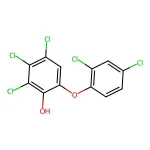 4,5,6-Trichloro-2-(2,4-dichlorophenoxy)phenol structure