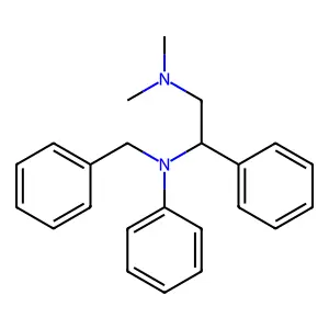 N~1~-Benzyl-N~2~,N~2~-dimethyl-N~1~,1-diphenylethane-1,2-diamine structure
