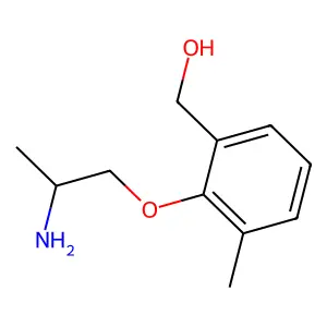 2-(2-Aminopropoxy)-3-methylbenzenemethanol structure