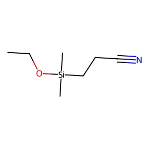 3-(Ethoxydimethylsilyl)propiononitrile structure