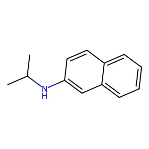 2-Naphthalenamine, N-(1-methylethyl)- structure