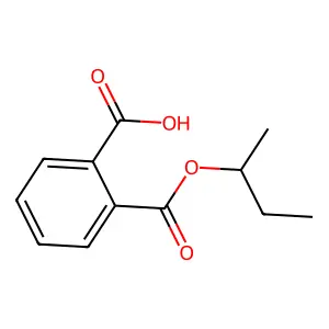 Phthalic acid mono-sec-butyl ester structure