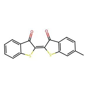 6-Methyl-2-(3-oxobenzo[b]thien-2(3H)-ylidene)benzo[b]thiophene-3(2H)-one structure