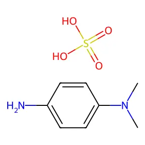N,N-Dimethyl-p-phenylenediamine sulfate structure