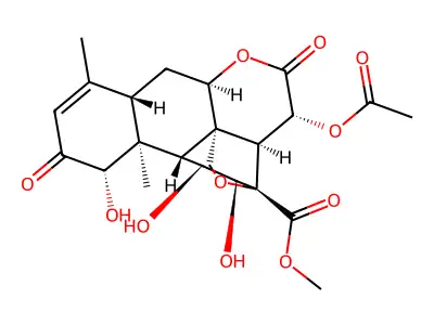 Isobrucein B structure