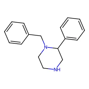 1-Benzyl-2-phenylpiperazine structure