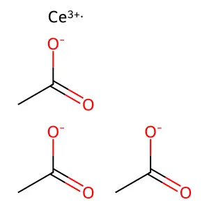 Cerium triacetate structure
