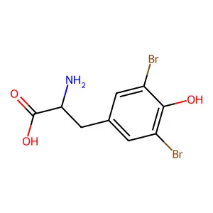 3,5-Dibromotyrosine structure