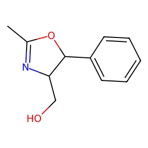 (2-Methyl-5-phenyl-4,5-dihydro-1,3-oxazol-4-yl)methanol structure