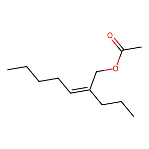 2-Propyl-2-heptenyl acetate structure