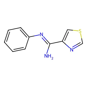 4-Thiazolecarboximidamide, N-phenyl- structure