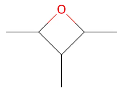2,3,4-Trimethyloxetane structure