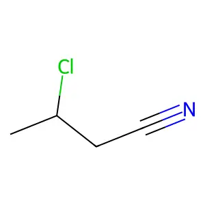 3-Chlorobutanenitrile structure