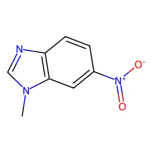 1-Methyl-6-nitrobenzimidazole structure