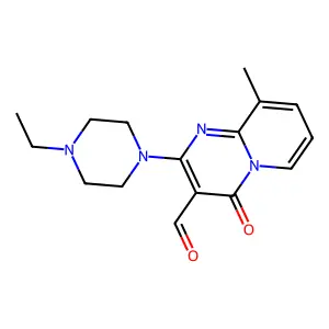 2-(4-ethylpiperazin-1-yl)-9-methyl-4-oxo-4H-pyrido[1,2-a]pyrimidine-3-carbaldehyde structure