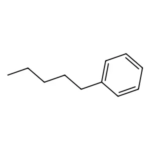 Pentylbenzene structure