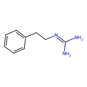Phenethylguanidine structure