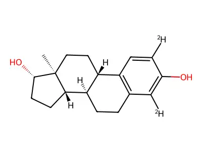 beta-Estradiol-d2 structure