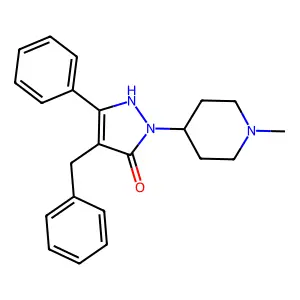 Benzpiperylon structure